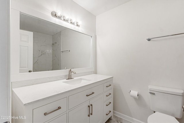 132 Elder Dr, Wilmington, NC 28405 - full bathroom with vanity and a marble finish shower