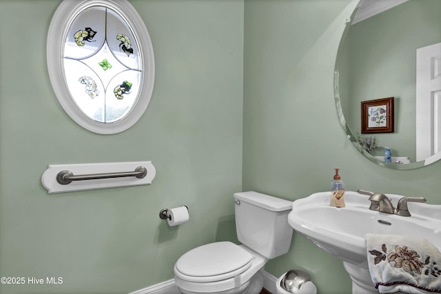 9278 Checkerberry Sq NW, Calabash, NC 28467 - half bathroom with toilet and baseboards