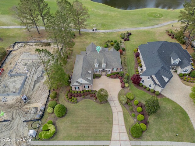 9278 Checkerberry Sq NW, Calabash, NC 28467 - aerial view of property's location with a golf course and a nearby body of water
