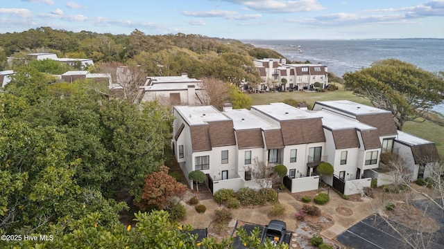125 Hatteras Ct, Morehead City, NC 28557 - aerial view of residential area featuring a nearby body of water