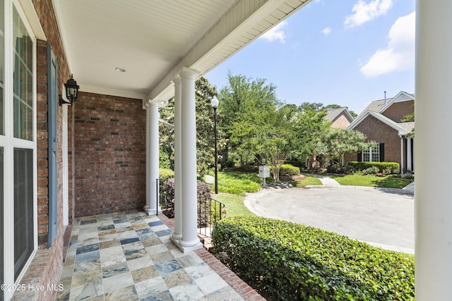 1502 Crows Landing Cir, Wilmington, NC 28403 - covered porch with a yard