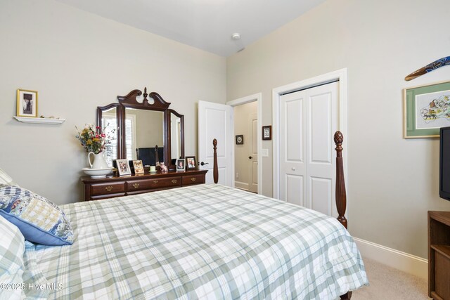 1502 Crows Landing Cir, Wilmington, NC 28403 - carpeted bedroom featuring a closet and baseboards