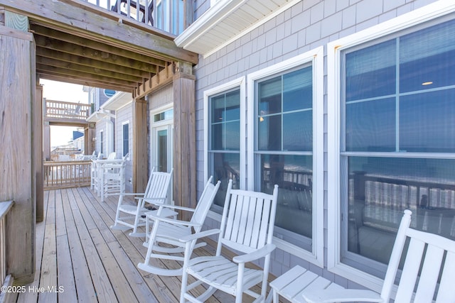 2216 S Shore Dr Unit A & B, Surf City, NC 28445 - view of deck