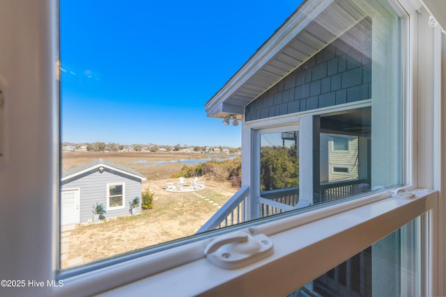 room details with a water view