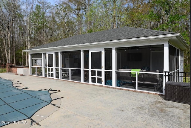 1714 Pine St, Elizabeth City, NC 27909 - exterior space with a covered pool