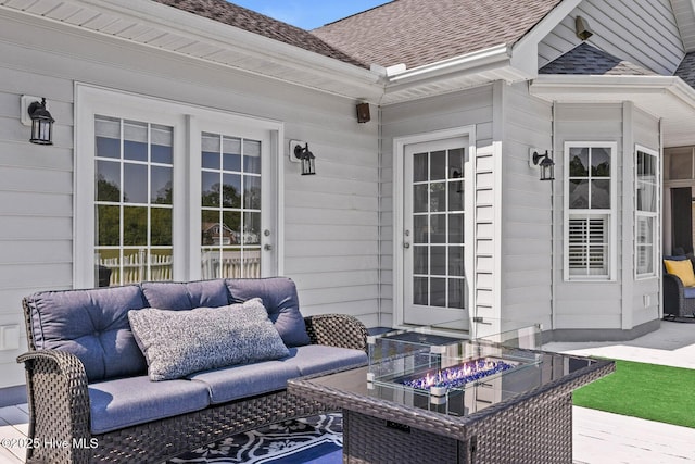1096 Rutledge Ct NW, Calabash, NC 28467 - view of patio / terrace with outdoor lounge area