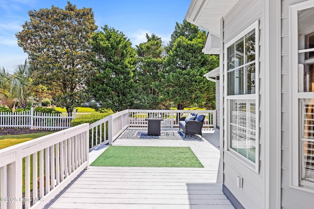 1096 Rutledge Ct NW, Calabash, NC 28467 - deck with outdoor lounge area
