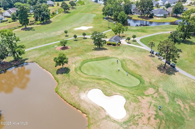 1096 Rutledge Ct NW, Calabash, NC 28467 - aerial view of property's location featuring a golf club, a large body of water, and nearby suburban area