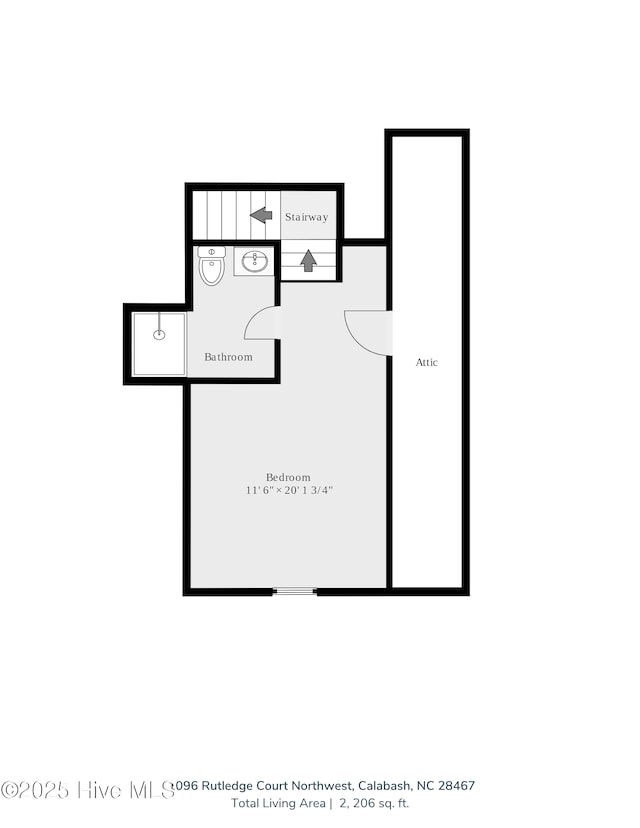 1096 Rutledge Ct NW, Calabash, NC 28467 - home floor plan