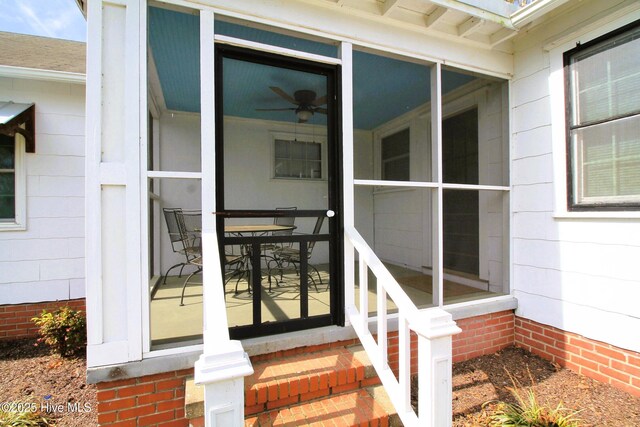 view of entrance to property