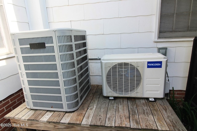 525 E 2nd St, Washington, NC 27889 - exterior view of a cooling unit and central air condition unit