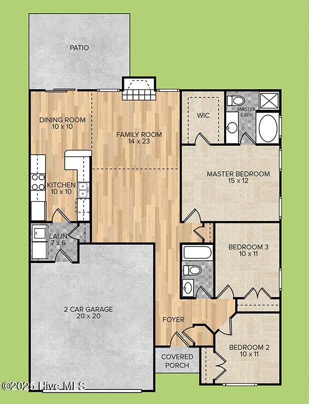 101 Talton Ests, Pikeville, NC 27863 - home floor plan