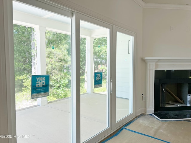 179 N Brightleaf Dr, Minnesott Beach, NC 28510 - doorway with ornamental molding