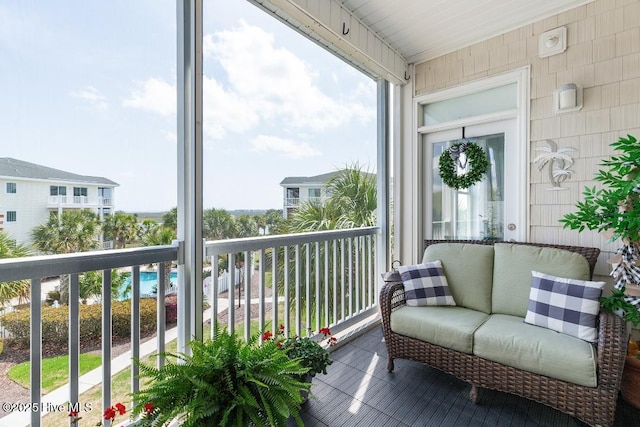 1135 Park Rd SW Unit 1203, Sunset Beach, NC 28468 - view of sunroom / solarium