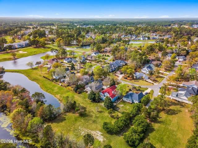 178 Edgewater Cir, Sunset Beach, NC 28468 - aerial view with a residential view and a water view