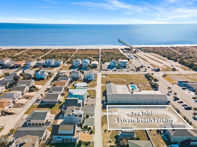 178 Edgewater Cir, Sunset Beach, NC 28468 - aerial view featuring a water view