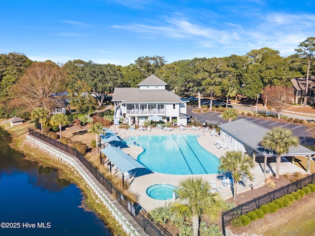 178 Edgewater Cir, Sunset Beach, NC 28468 - exterior space with a water view