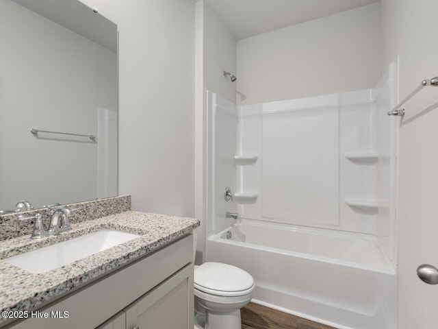 113 Legare St Lot 254, Wilmington, NC 28411 - bathroom with vanity, bathtub / shower combination, and wood finished floors