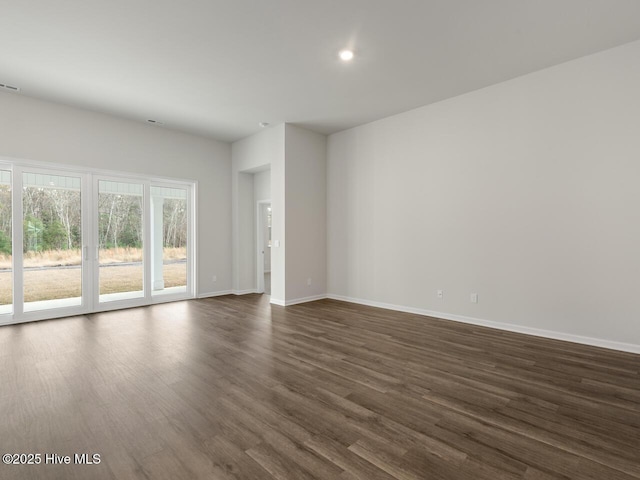 113 Legare St Lot 254, Wilmington, NC 28411 - unfurnished room featuring dark wood-style floors and recessed lighting