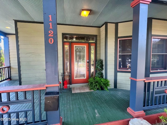 1120 S 3rd St, Wilmington, NC 28401 - view of exterior entry featuring a porch