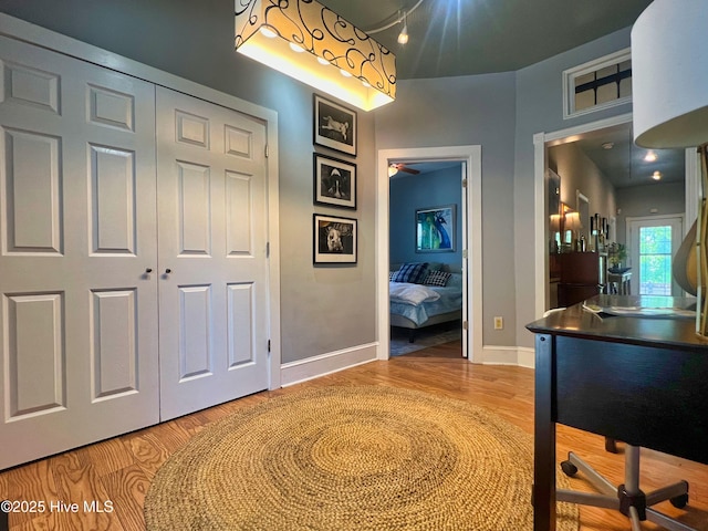 1120 S 3rd St, Wilmington, NC 28401 - hallway featuring light wood-style flooring and baseboards