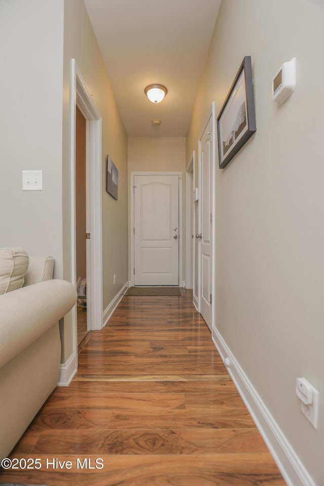 202 Peggys Trce, Sneads Ferry, NC 28460 - hall featuring baseboards and light wood-style floors