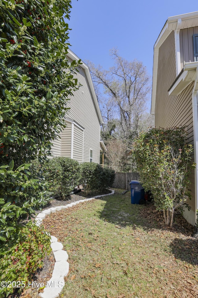 202 Peggys Trce, Sneads Ferry, NC 28460 - view of yard with fence