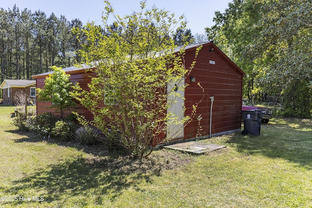 view of outbuilding