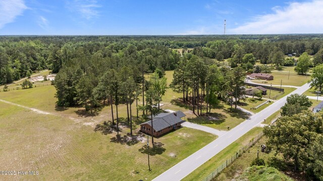 1450 State Camp Rd, Vanceboro, NC 28586 - aerial view of a heavily wooded area
