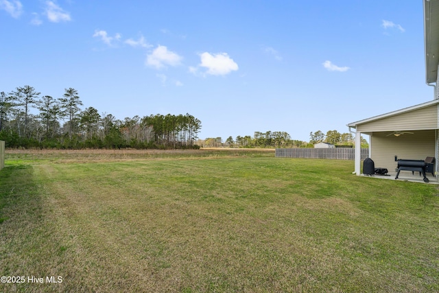 313 March Sea Ln, Jacksonville, NC 28546 - view of yard featuring a patio and ceiling fan