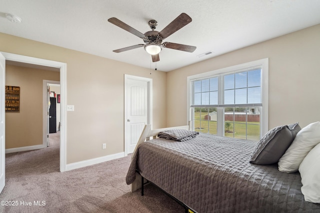 313 March Sea Ln, Jacksonville, NC 28546 - bedroom with carpet floors, baseboards, and ceiling fan