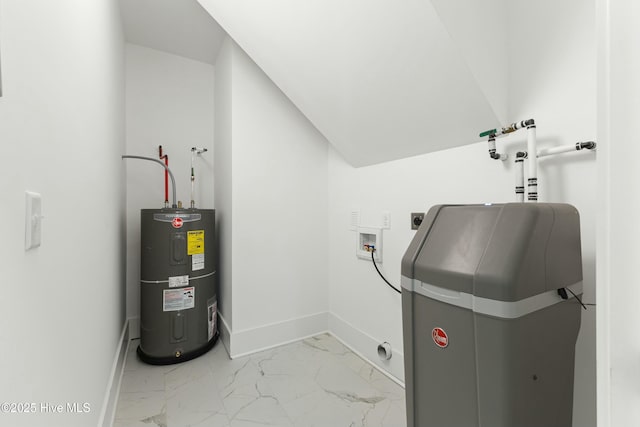 utilities featuring electric water heater