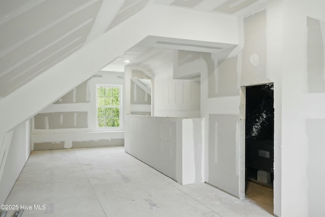 view of additional living space