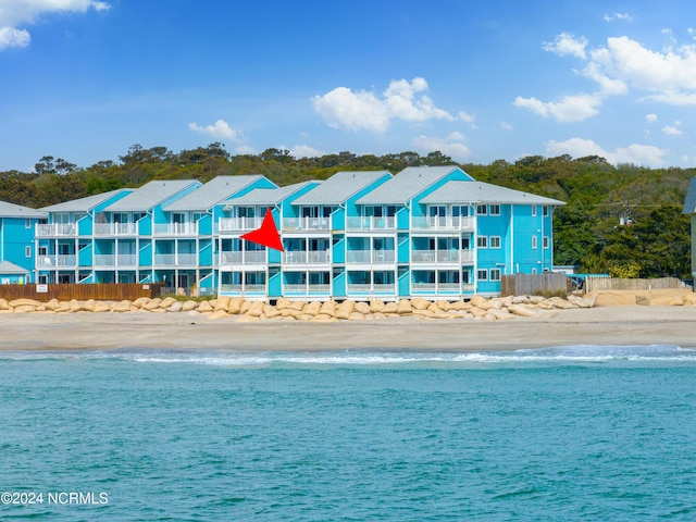1437 Fort Fisher Blvd S Unit C2, Kure Beach, NC 28449 - view of water feature featuring a beach view