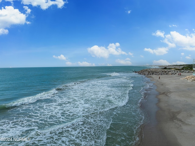 1437 Fort Fisher Blvd S Unit C2, Kure Beach, NC 28449 - view of water feature featuring a view of the beach