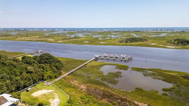 732 Avila Ave, Hampstead, NC 28443 - bird's eye view of a nearby body of water