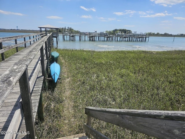 732 Avila Ave, Hampstead, NC 28443 - dock with a water view