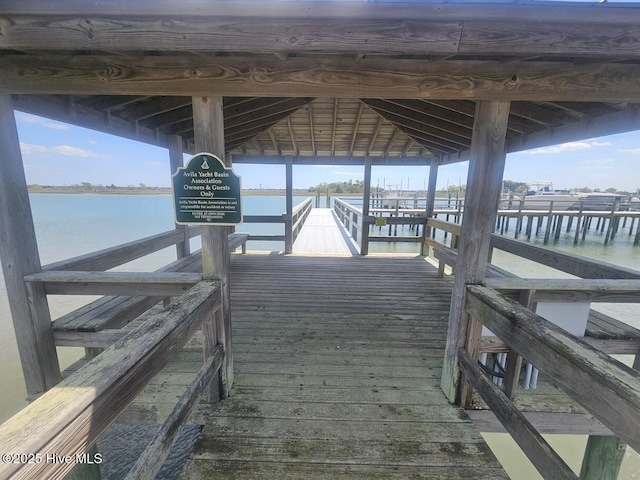 732 Avila Ave, Hampstead, NC 28443 - dock featuring a water view