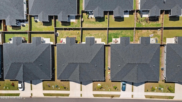 bird's eye view featuring a residential view