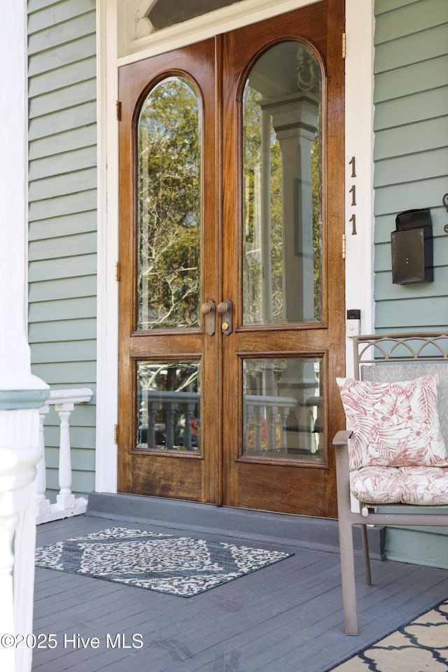 view of entrance to property