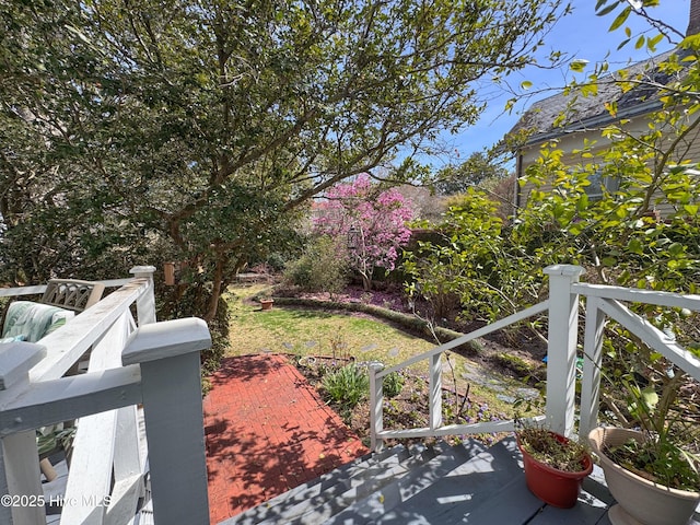 view of yard with a patio