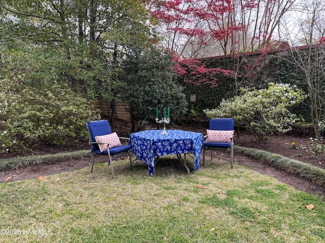 view of yard