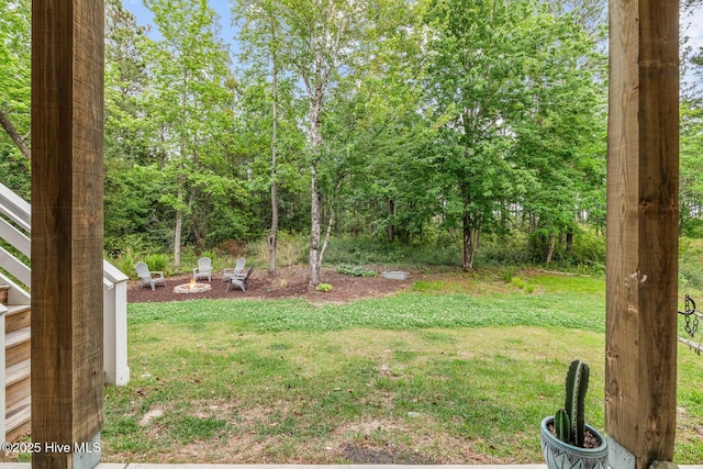 view of yard