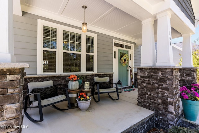 104 Plantation Dr, Southern Pines, NC 28387 - view of patio / terrace with covered porch