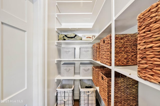view of pantry