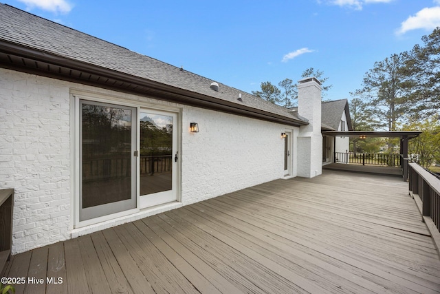 301 Pine Crest Rd, Trent Woods, NC 28562 - view of wooden deck