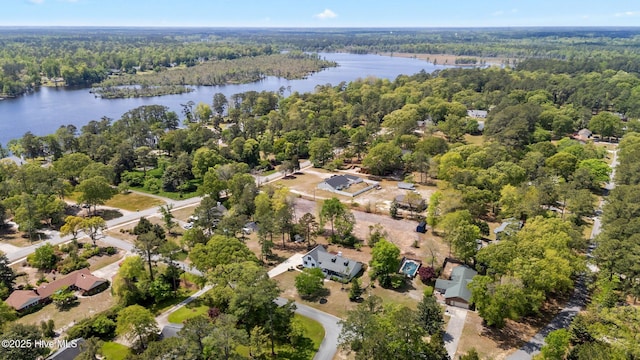 301 Pine Crest Rd, Trent Woods, NC 28562 - view of property location with a heavily wooded area and a nearby body of water