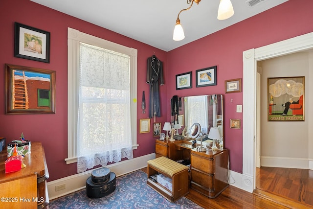 211 S 2nd St, Wilmington, NC 28401 - office area with wood finished floors and baseboards