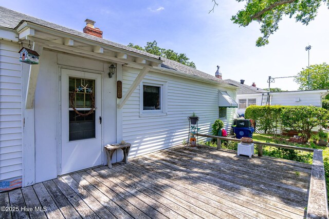 2109 Arendell St, Morehead City, NC 28557 - view of wooden terrace