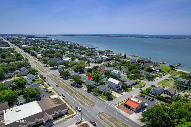 2109 Arendell St, Morehead City, NC 28557 - aerial view of residential area with a large body of water and a highway